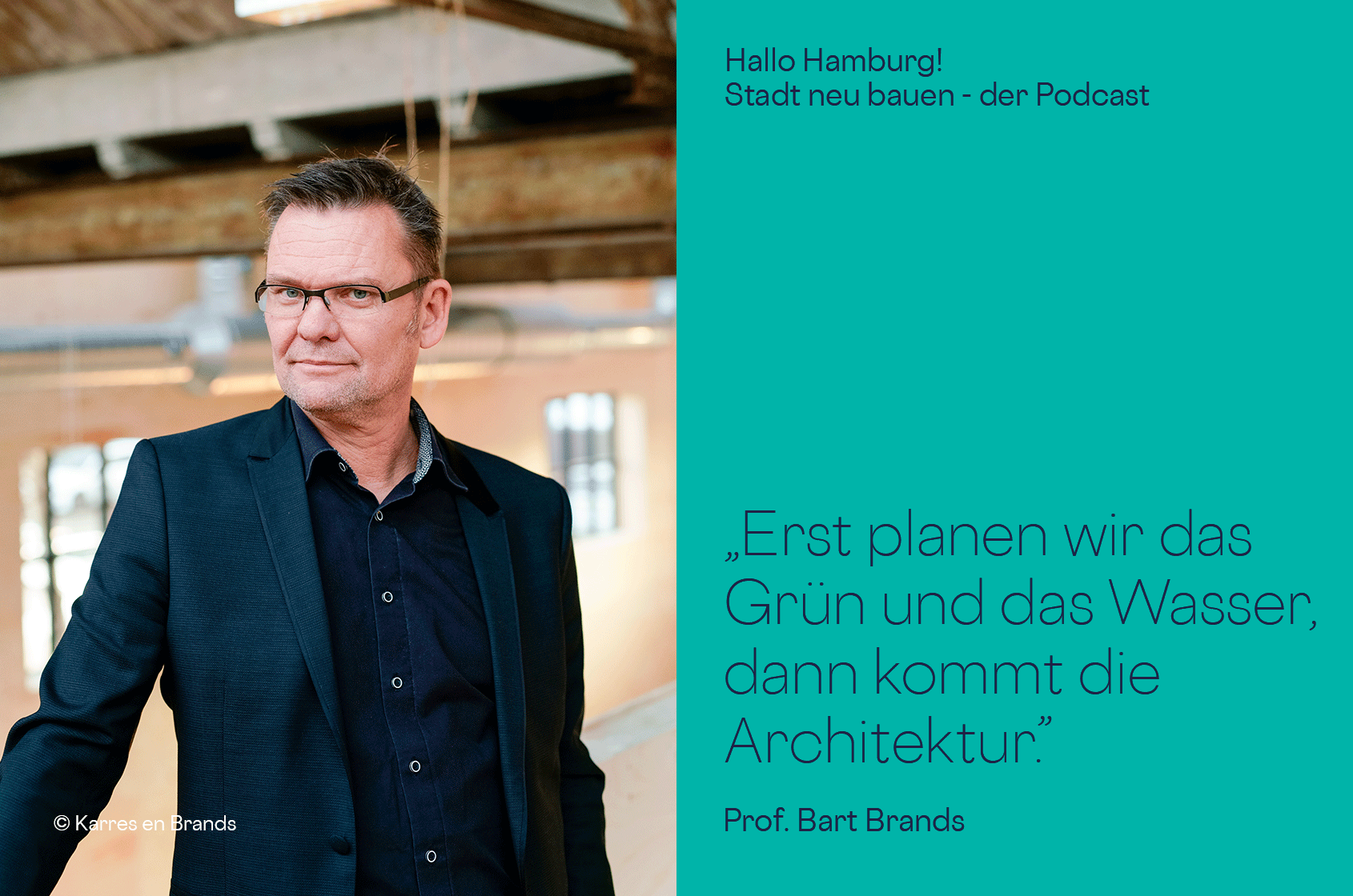 Podcastgast Prof. Bart Brands, Landschaftsarchitekt
