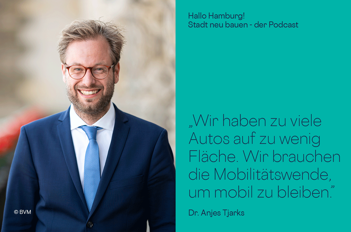 Podcastgast Dr. Anjes Tjarks, Senator für Verkehr und Mobilitätswende