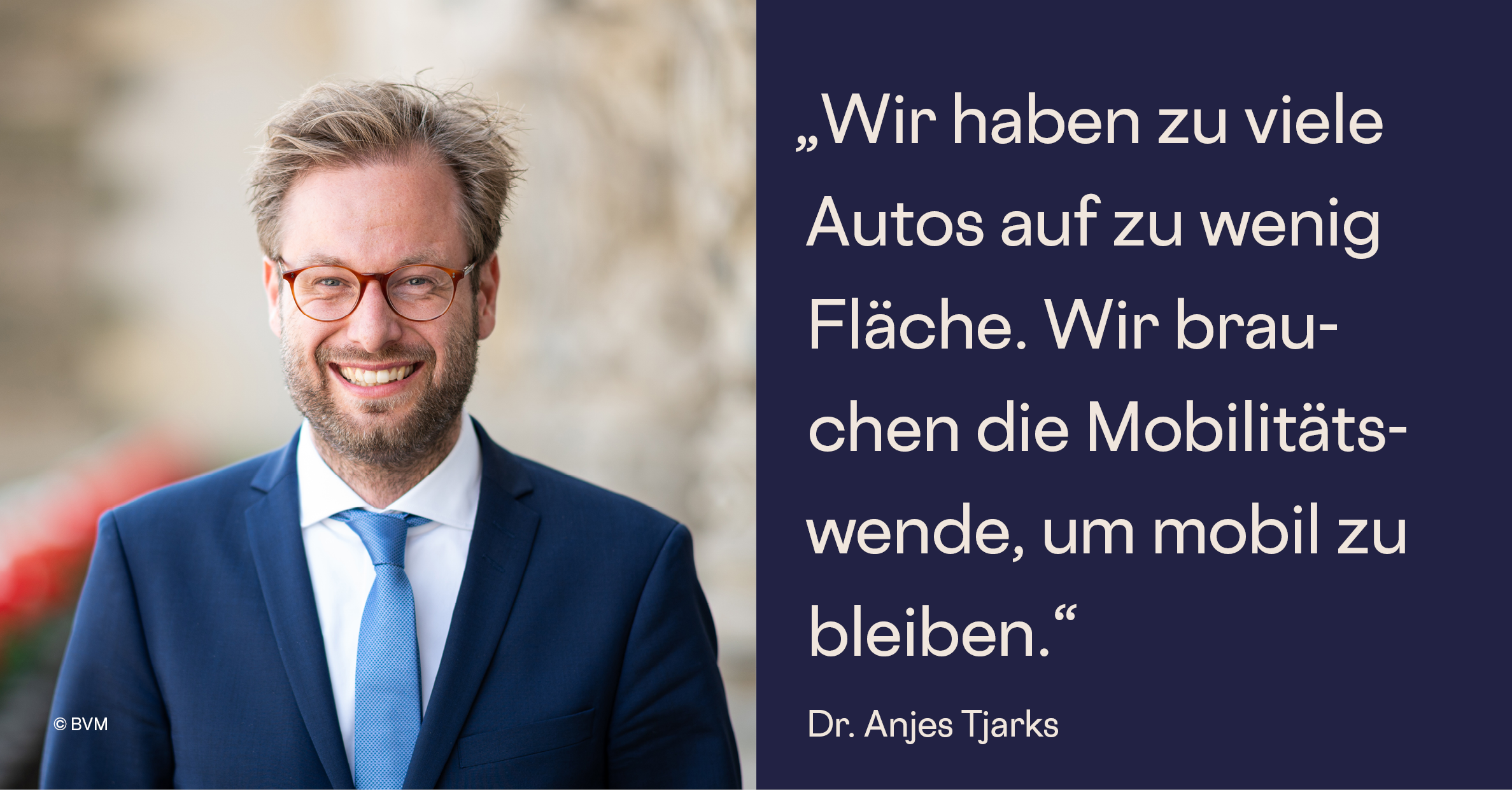 Podcastgast Dr. Anjes Tjarks, Senator für Verkehr und Mobilitätswende