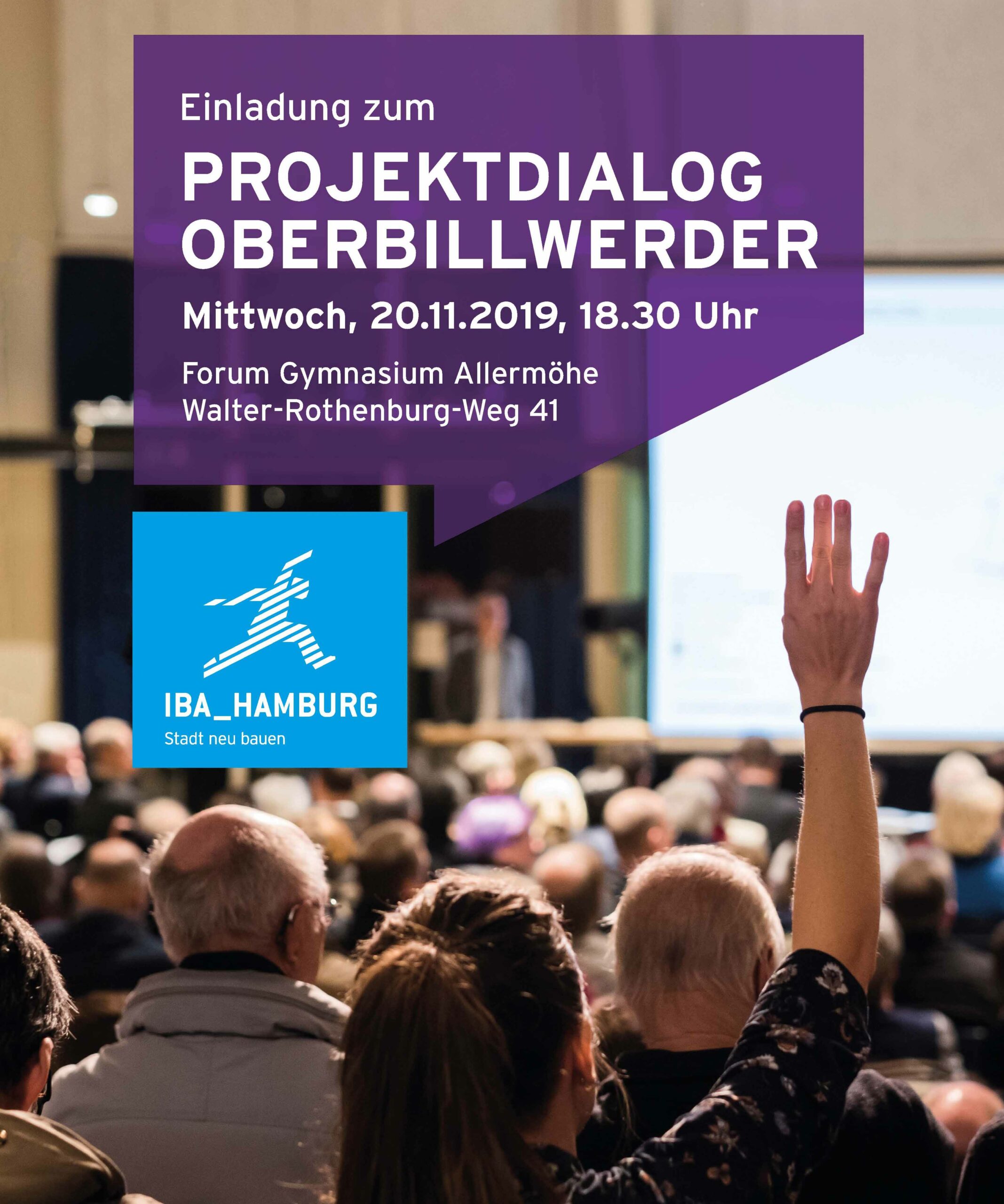 Einladung zum Projektdialog Oberbillwerder am 20.11.2019