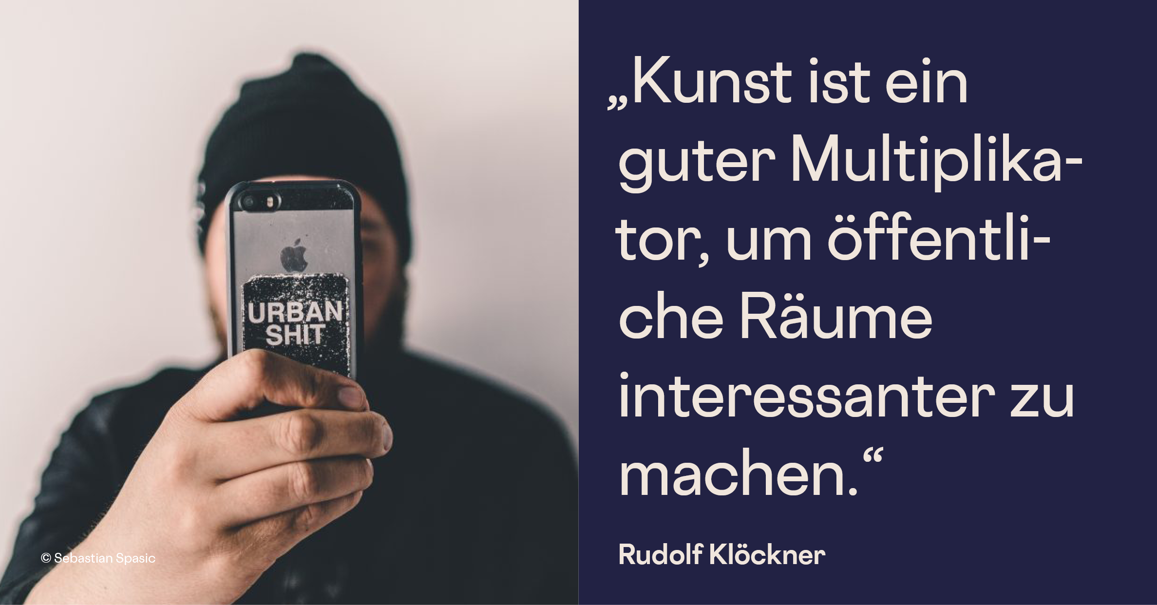 Podcastgast Rudolf Klöckner des Blogs "urbanshit"