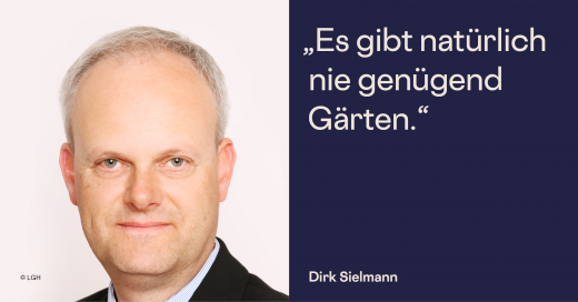 Podcastgast Dirk Sielmann vom Landesbund der Gartenfreunde in Hamburg e. V.
