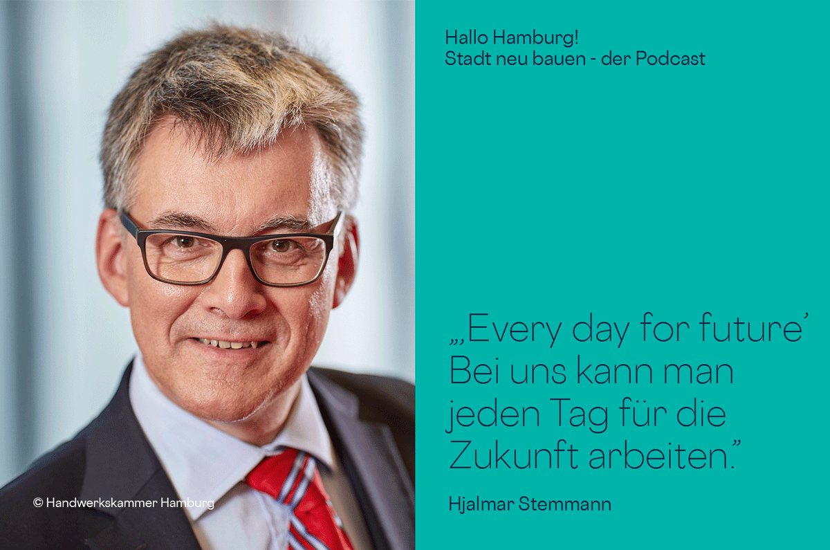 Podcastgast Hjalmar Stemmann von der Handwerkskammer Hamburg