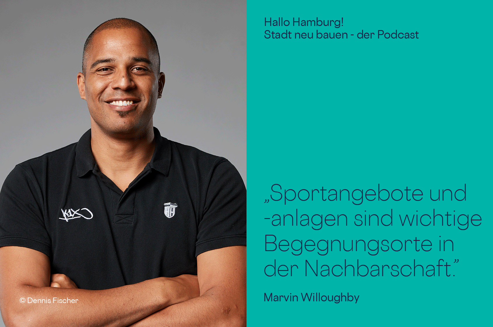 Podcastgast Marvin Willoughby von den Hamburg Towers