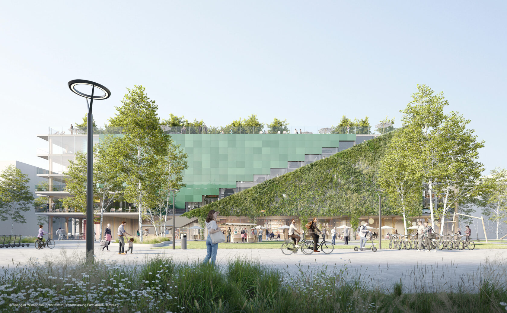 Visualisierung Mobility Hubs Oberbillwerder