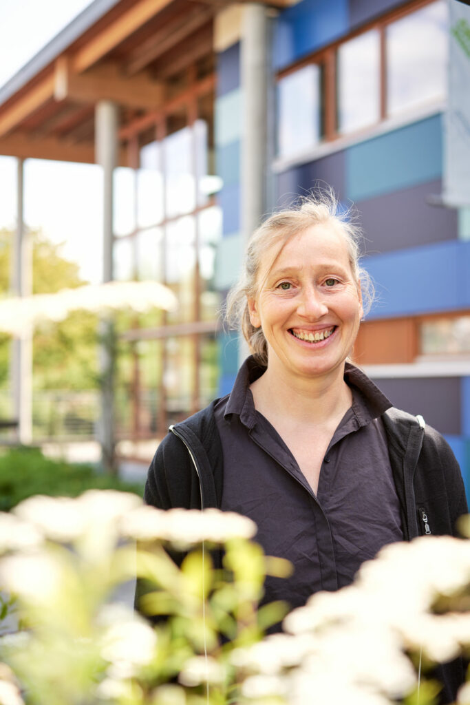 Stefanie Schreck vom KulturA lacht