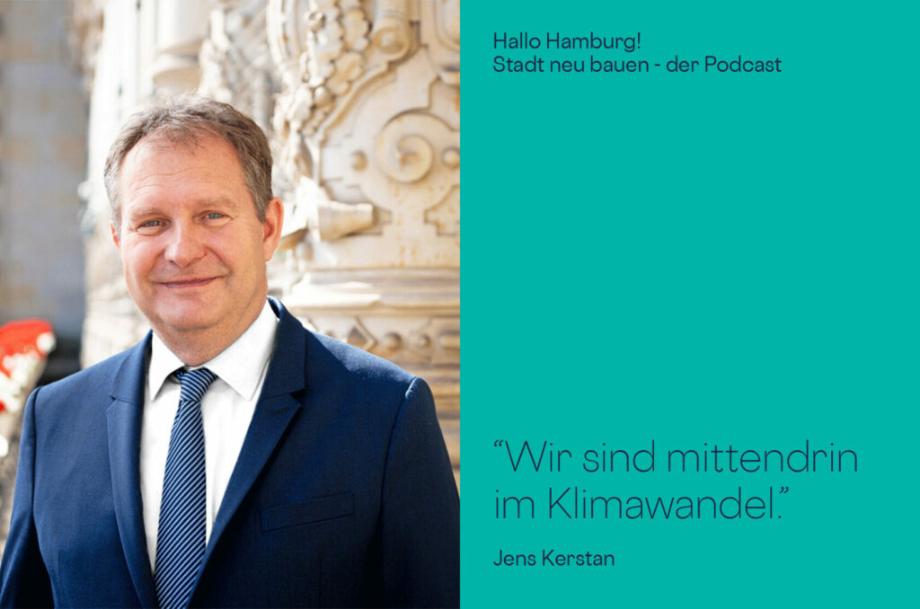 Portrait von Jens Kerstan mt Zitat