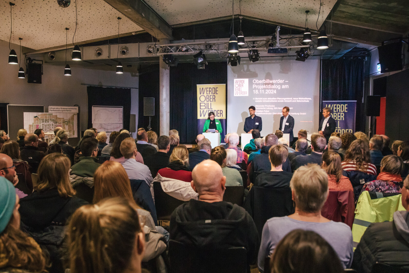 Publikum beim Projektdialog Oberbillwerder 2024